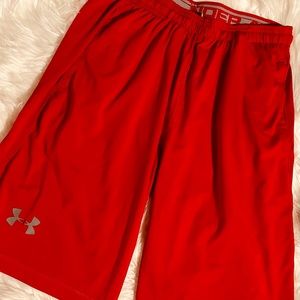 Red Men’s Under Armour Shorts - great condition